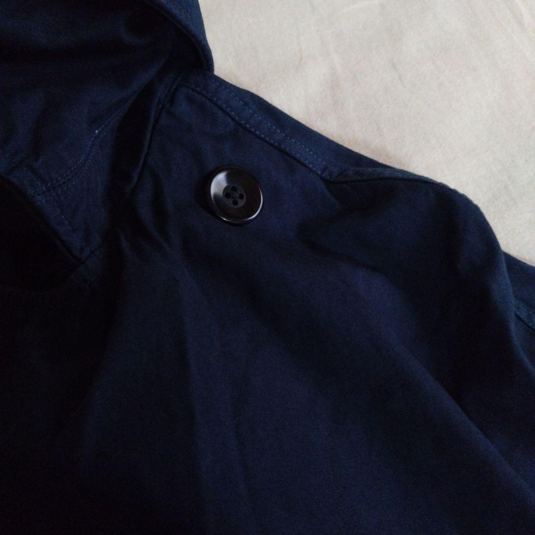 KAPITAL アンブレラコート コットン ネイビー ゆったり