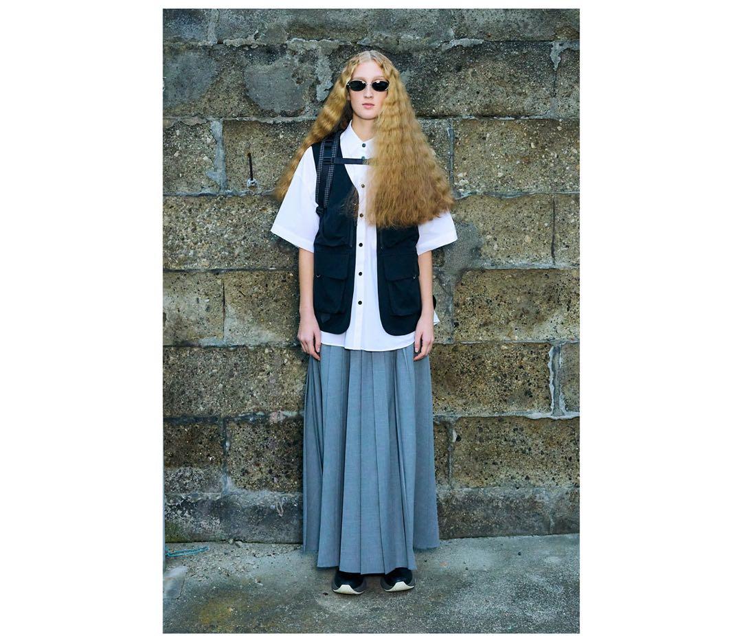 ナゴンスタンスpleats skirt(470IA131-0091)