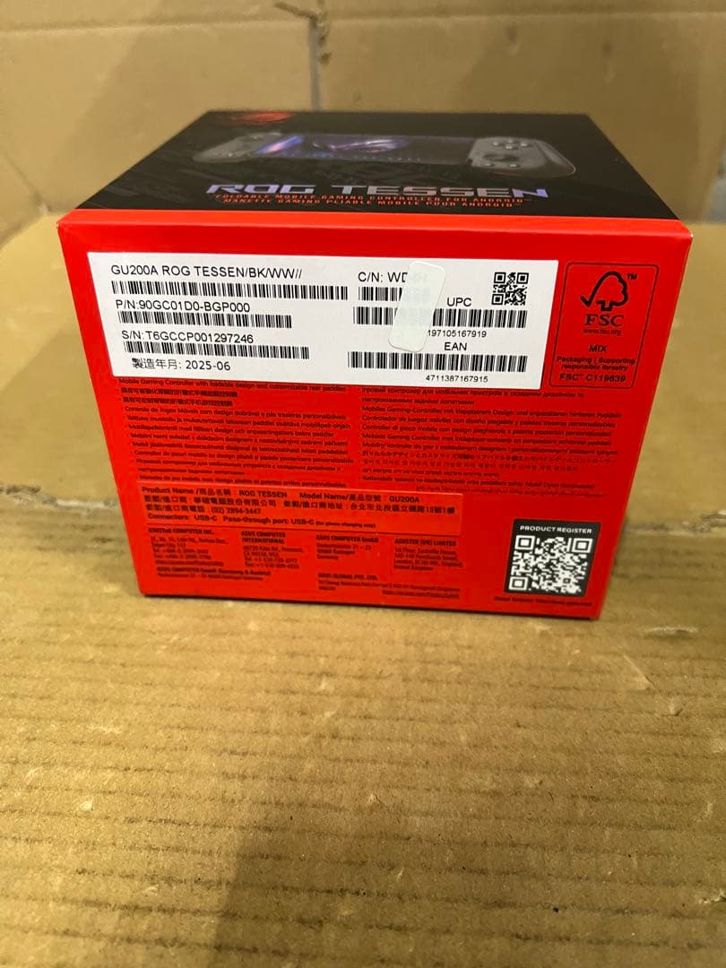 ひ*り様 ASUS モバイルゲーム用コントローラー ROG Tessen