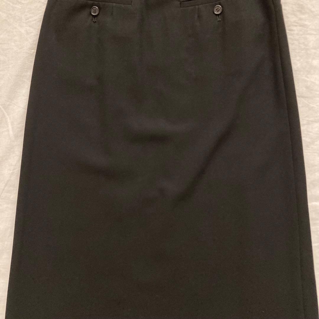 美品✨ISSEYMIYAKE イッセイミヤケ　ブラック　スリット　ロングスカート