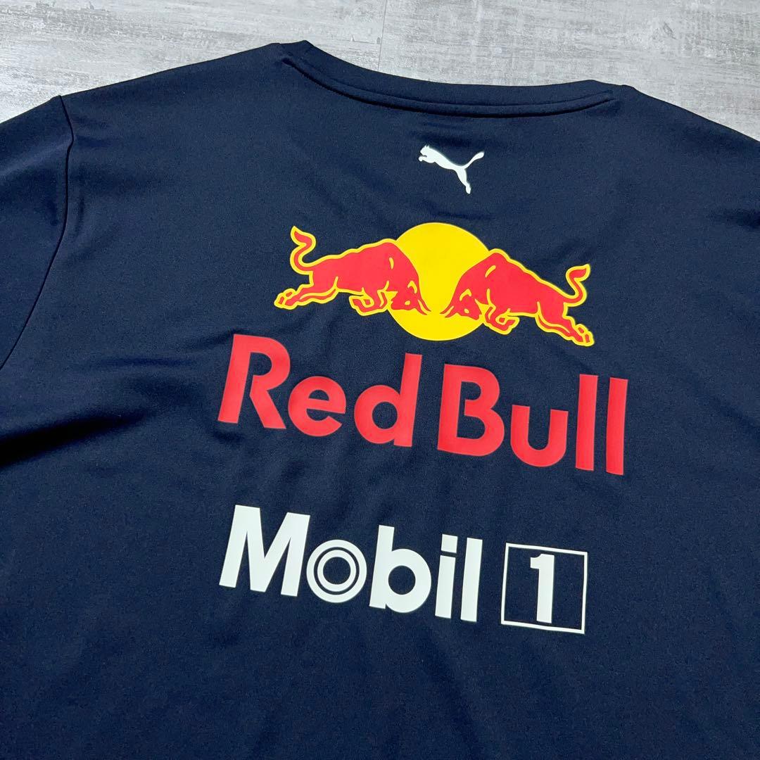 美品 PUMA レッドブルレーシング チーム 2021 Tシャツ XL ネイビー