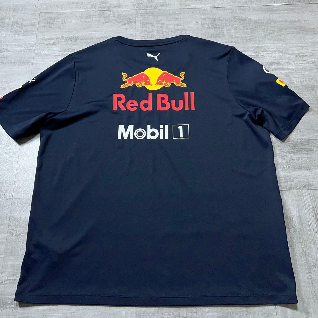 美品 PUMA レッドブルレーシング チーム 2021 Tシャツ XL ネイビー