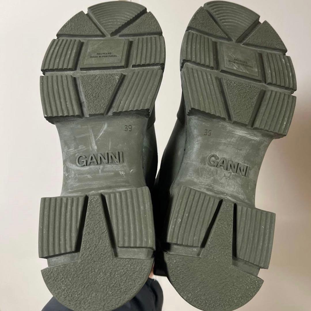 GANNI ガニー ラバーブーツ 39 チェルシーブーツ サイドゴアブーツ