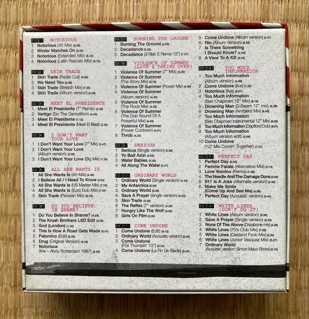 デュラン・デュラン CDシングルBOX (輸入盤)