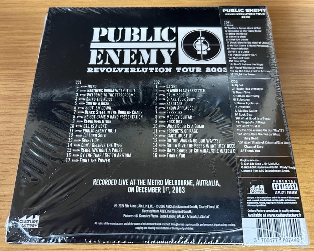 Public Enemy「Revolverlution Tour 2003」