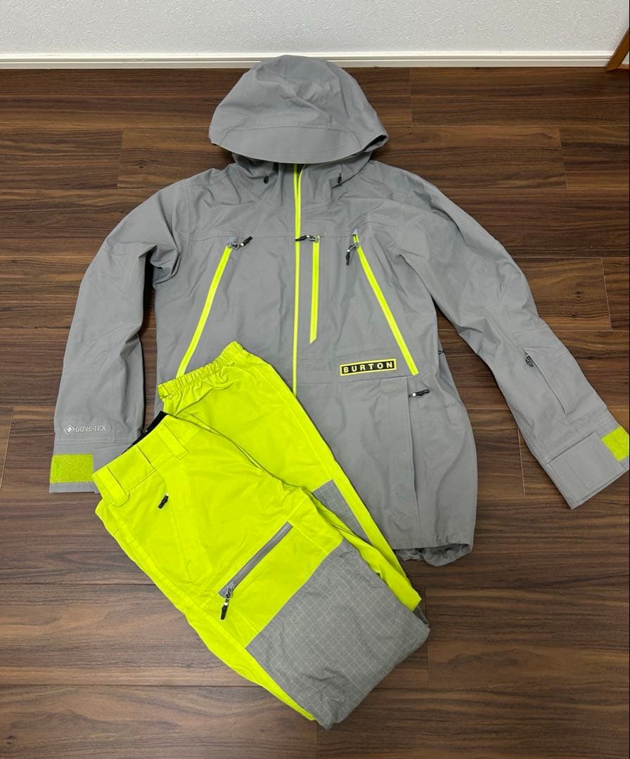 バートン GORE-TEX 3Lスノボウェア上下セットBURTONフロストナー