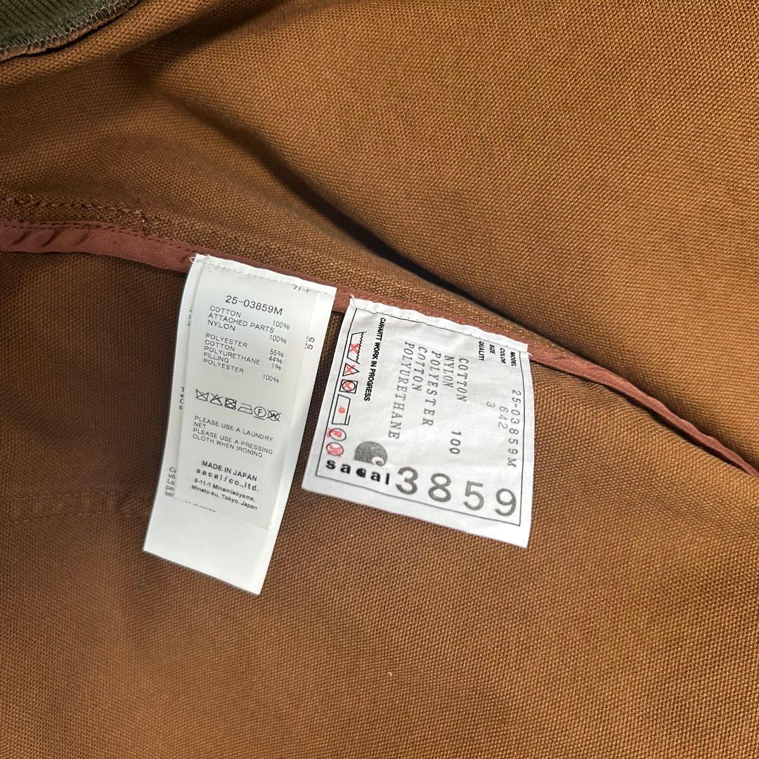 Sacai × Carhartt Duck Hooded Blouson 3