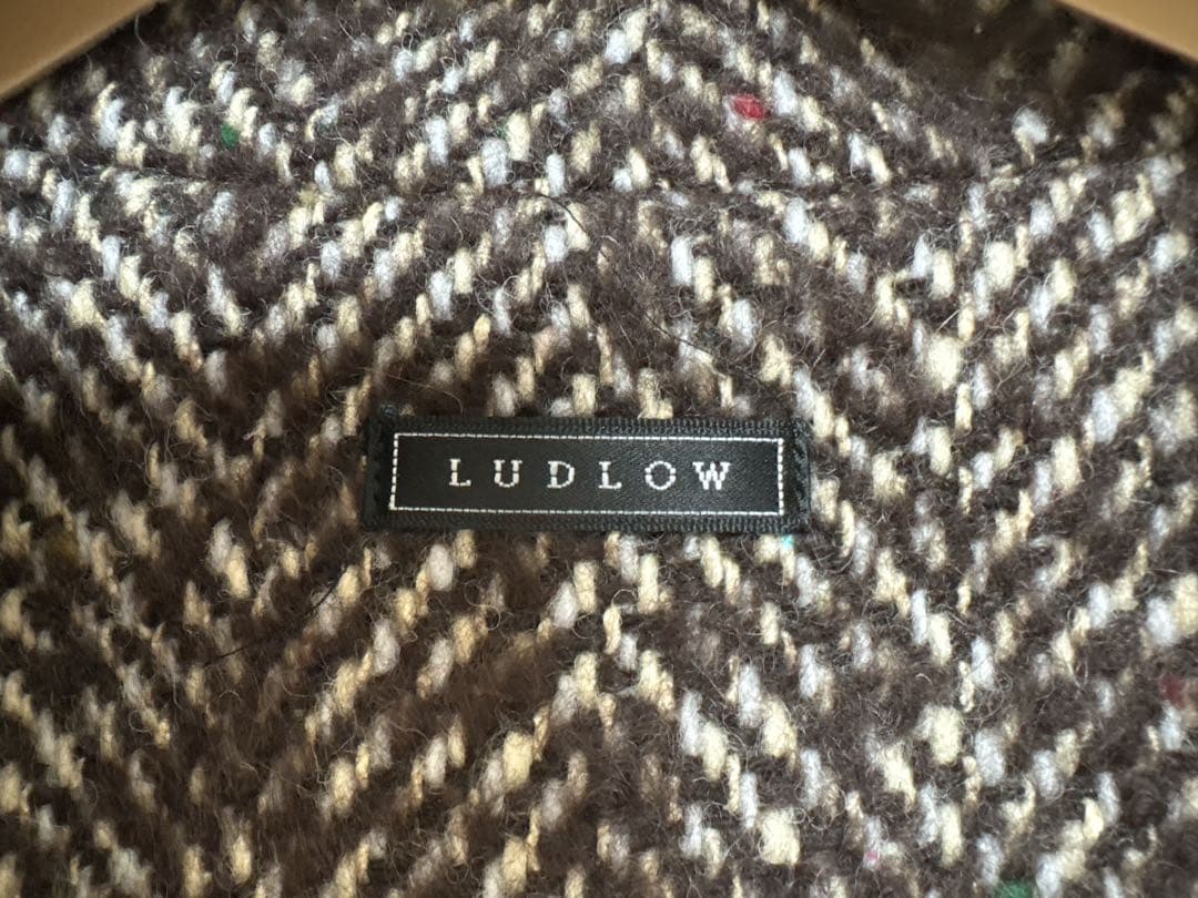 ロンハーマン購入 LUDLOW ラドロー ヘリンボーンジャケット ブラウン 美品