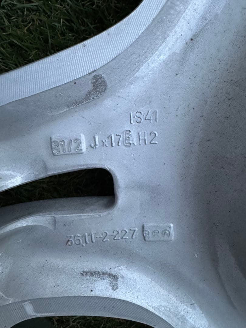 純正？ E39 E46 17インチ アルミホイール 1本