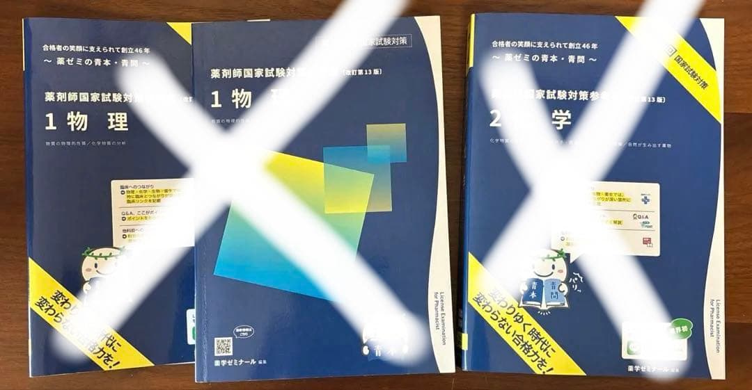 (バラ売り可！)薬剤師国家試験対策参考書 青本 6冊セット 第109回対策