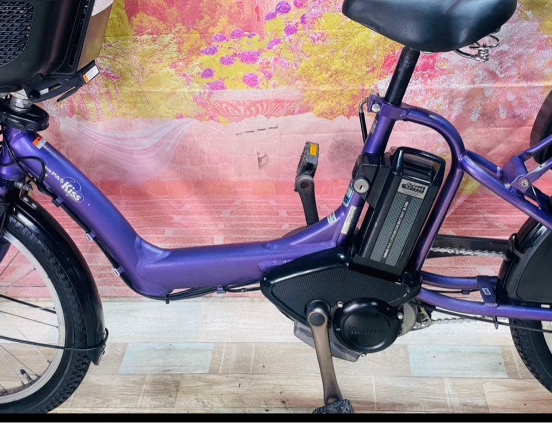 ZK3483 電動自転車 ヤマハ パスキス 子供乗せ 20インチ 送料無料