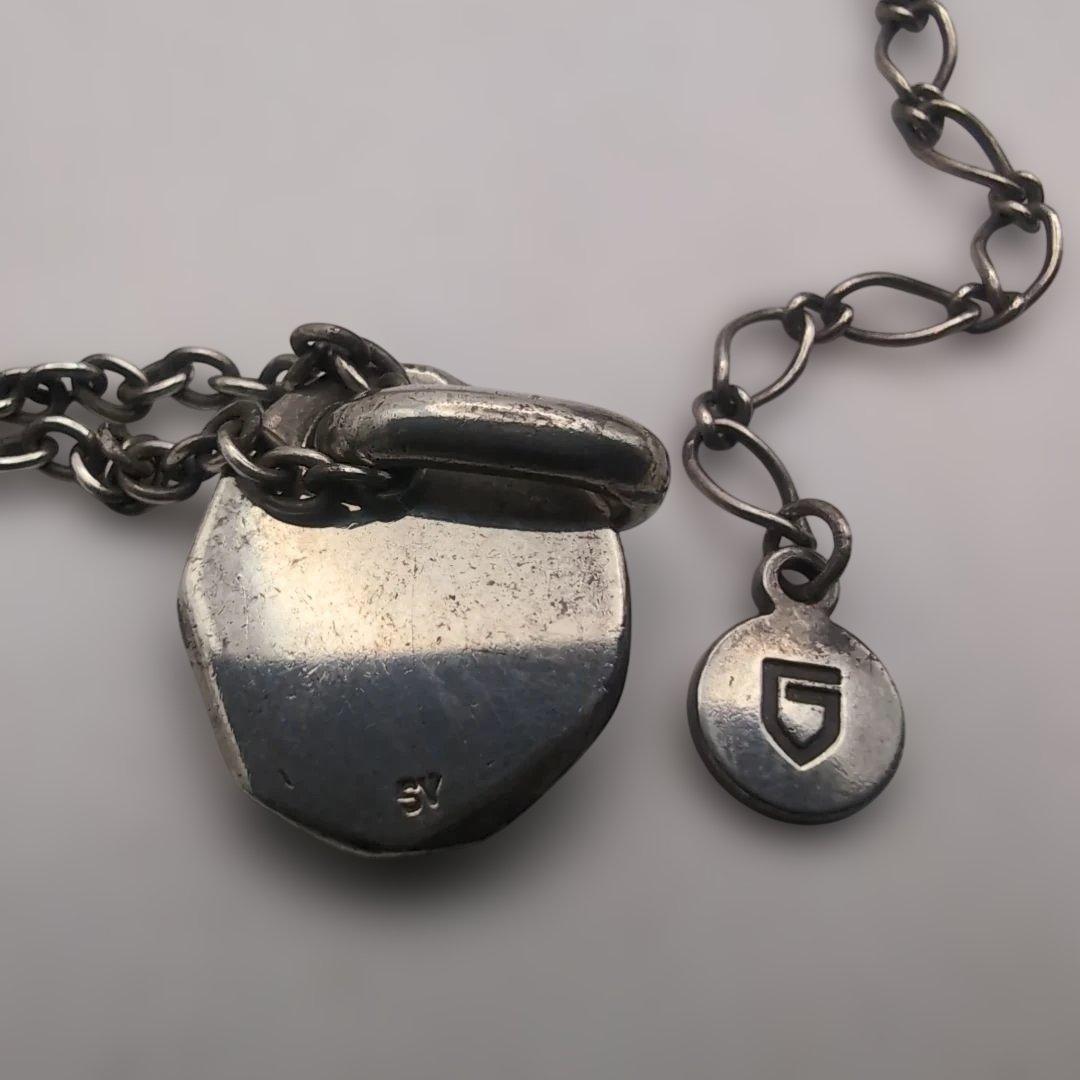 GARNI 925シルバー ネックレス オクタゴン型