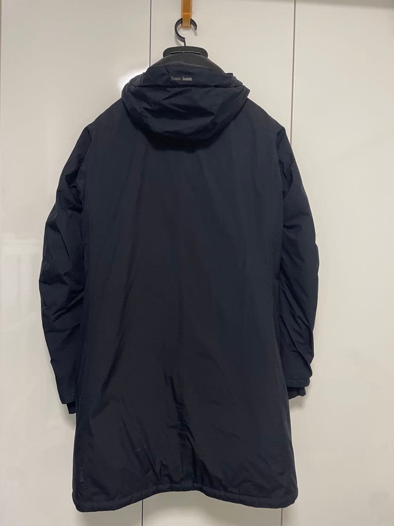 ヘルノ　HERNO Laminar ネイビー モッズダウンコート サイズ46