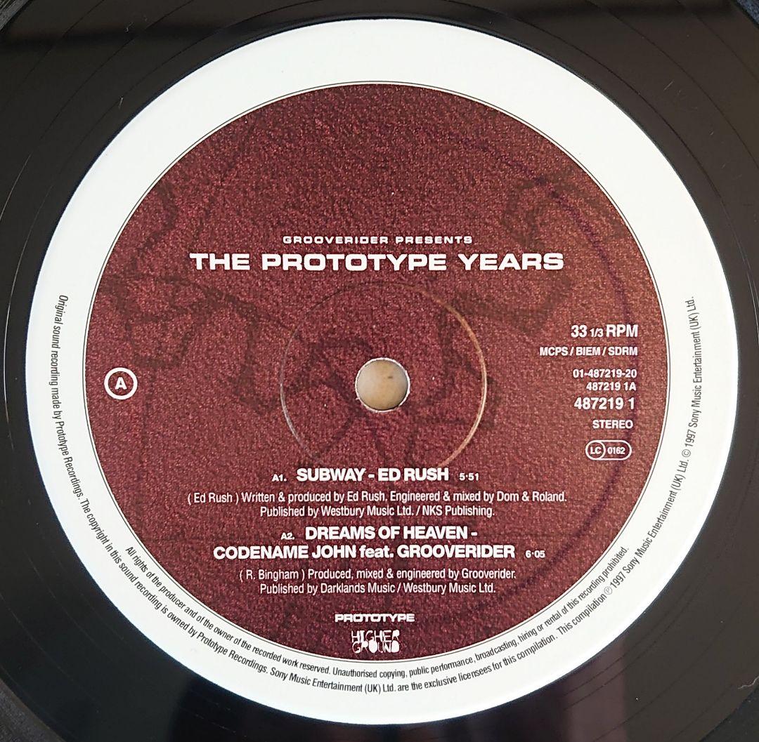 オリジナル3LP/The Prototype Years/Grooverider