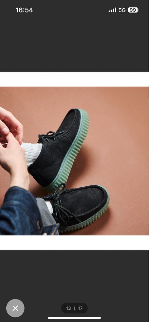 Clarks クラークス　モカシン　デッキシューズ