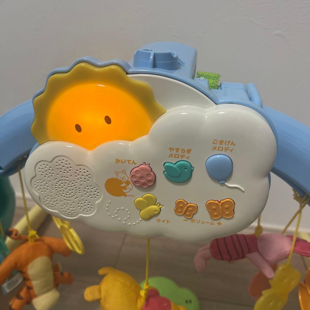 【美品】 欠品なし えらべる回転6WAYジムにへんしんメリー くまのプーさん