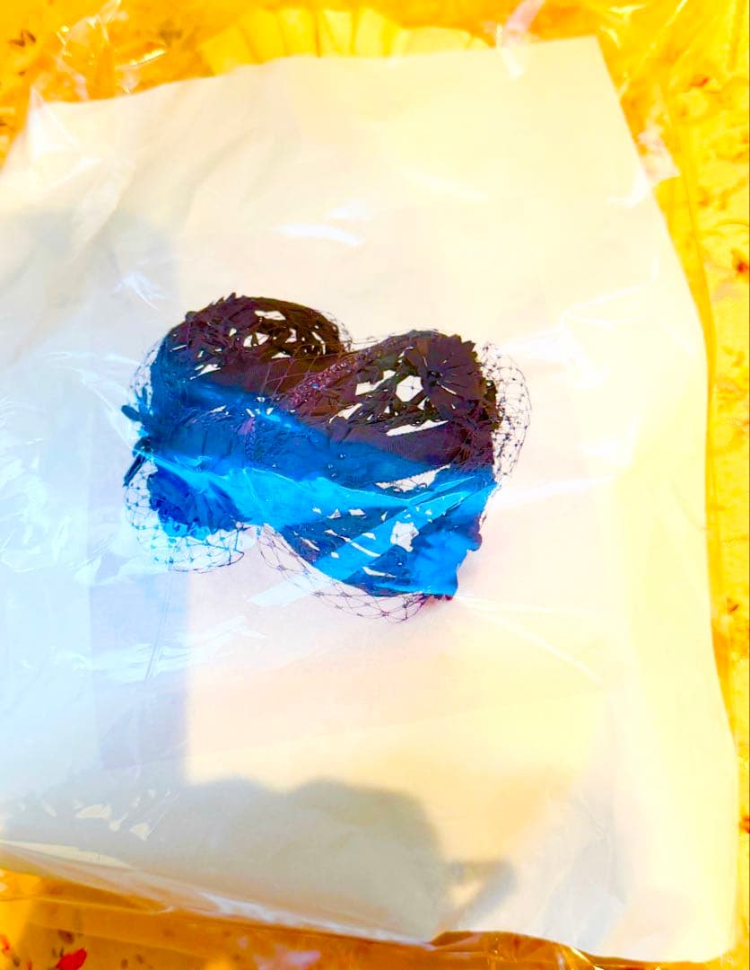 CA4LA BaraironoBoushiバラ色の帽子 ハチの巣 カシラ　黒