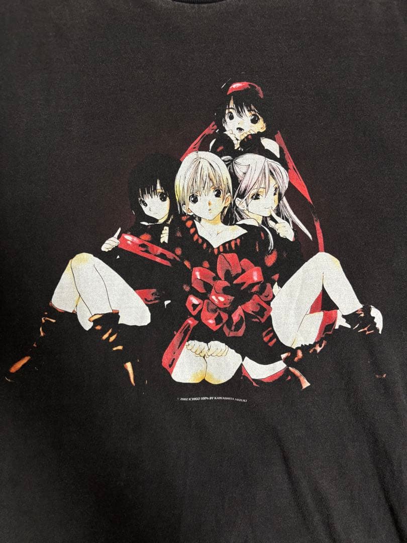 【激レア】いちご100% キャラクタープリントTシャツ