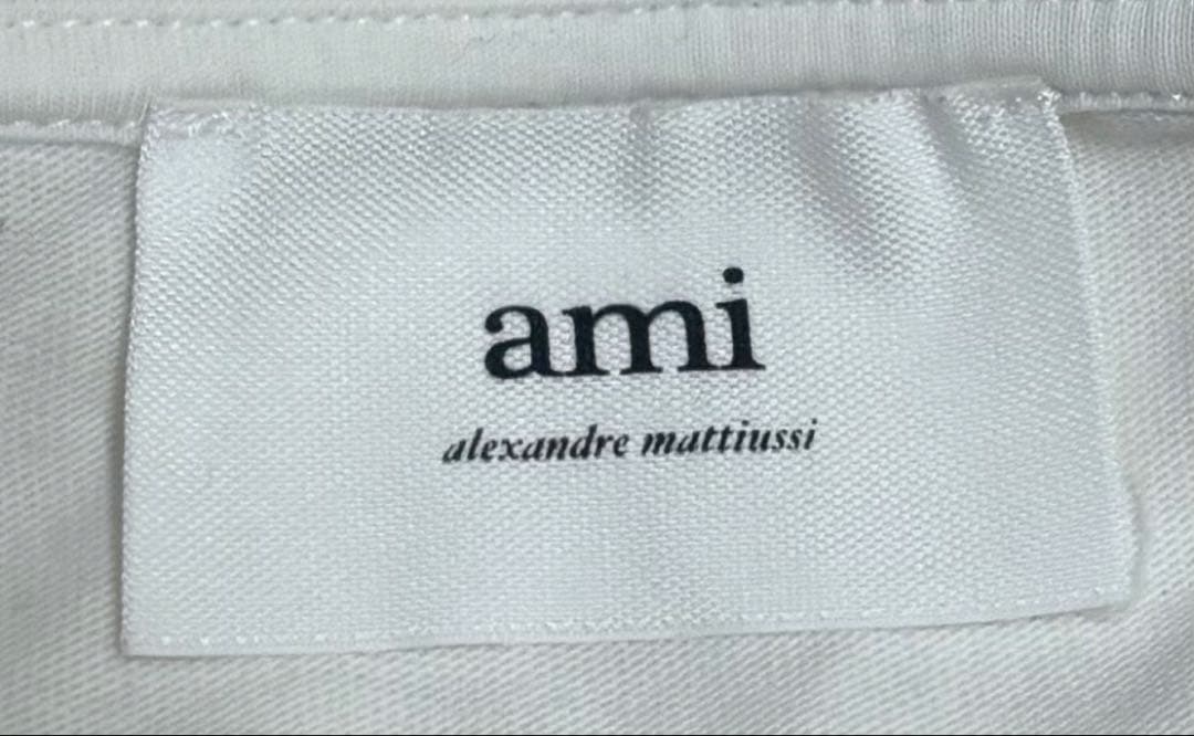 AMI PARIS De Coeur 長袖Tシャツ ホワイト ロング