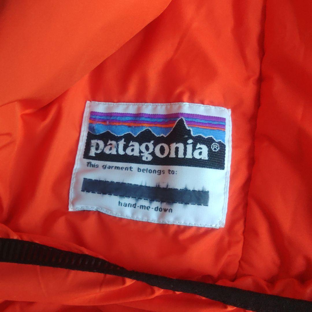 patagonia スキーウェア BOY XL　グレー/オレンジ