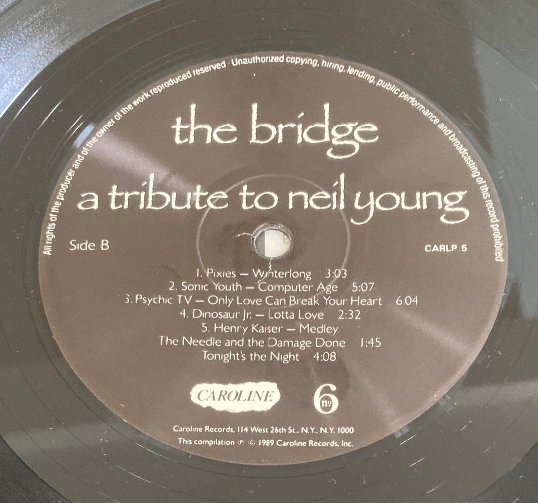 ◾稀少アナログ盤/ニールヤングトリビュート■V.A. /The Bridge: