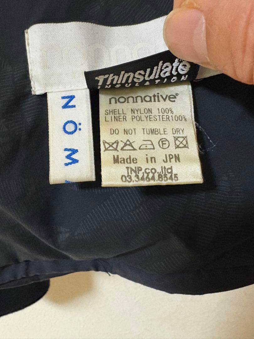 nonnative シンサレート ファージャケット ブルゾン
