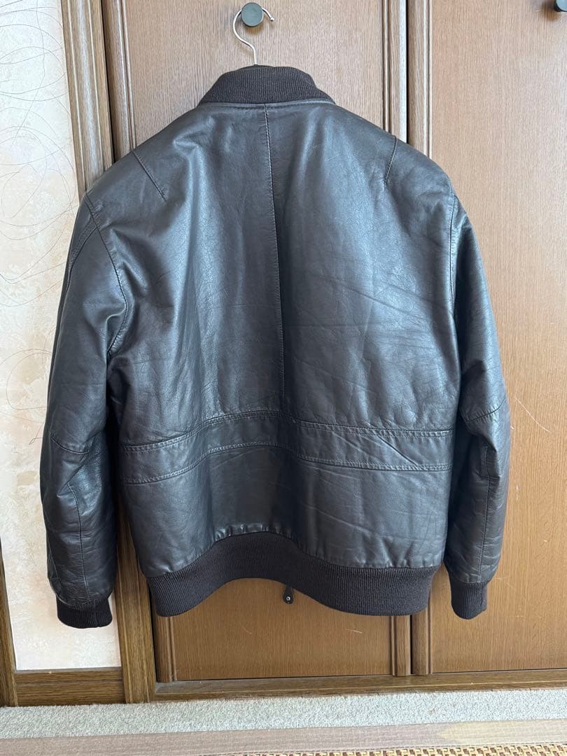 ma-1 レザージャケット　ヴィンテージ