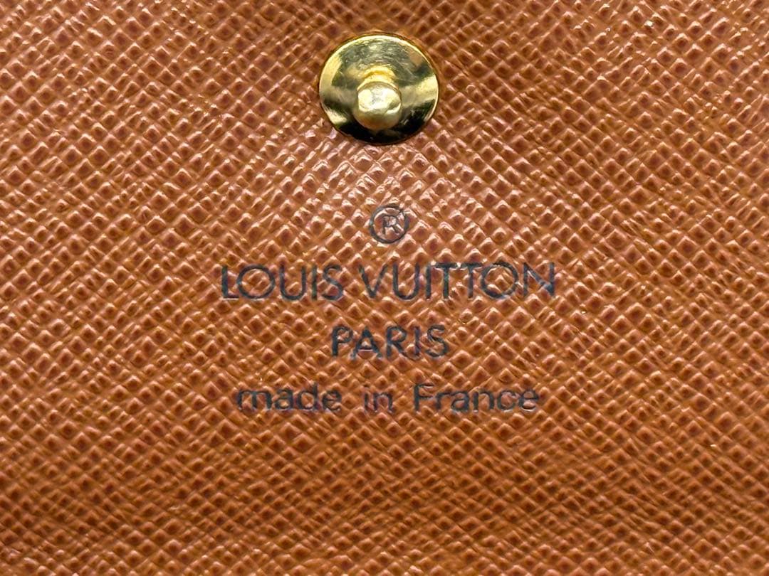 ルイヴィトン　ポルトフォイユ・エリーズ　ダブルホック　コンパクト財布
