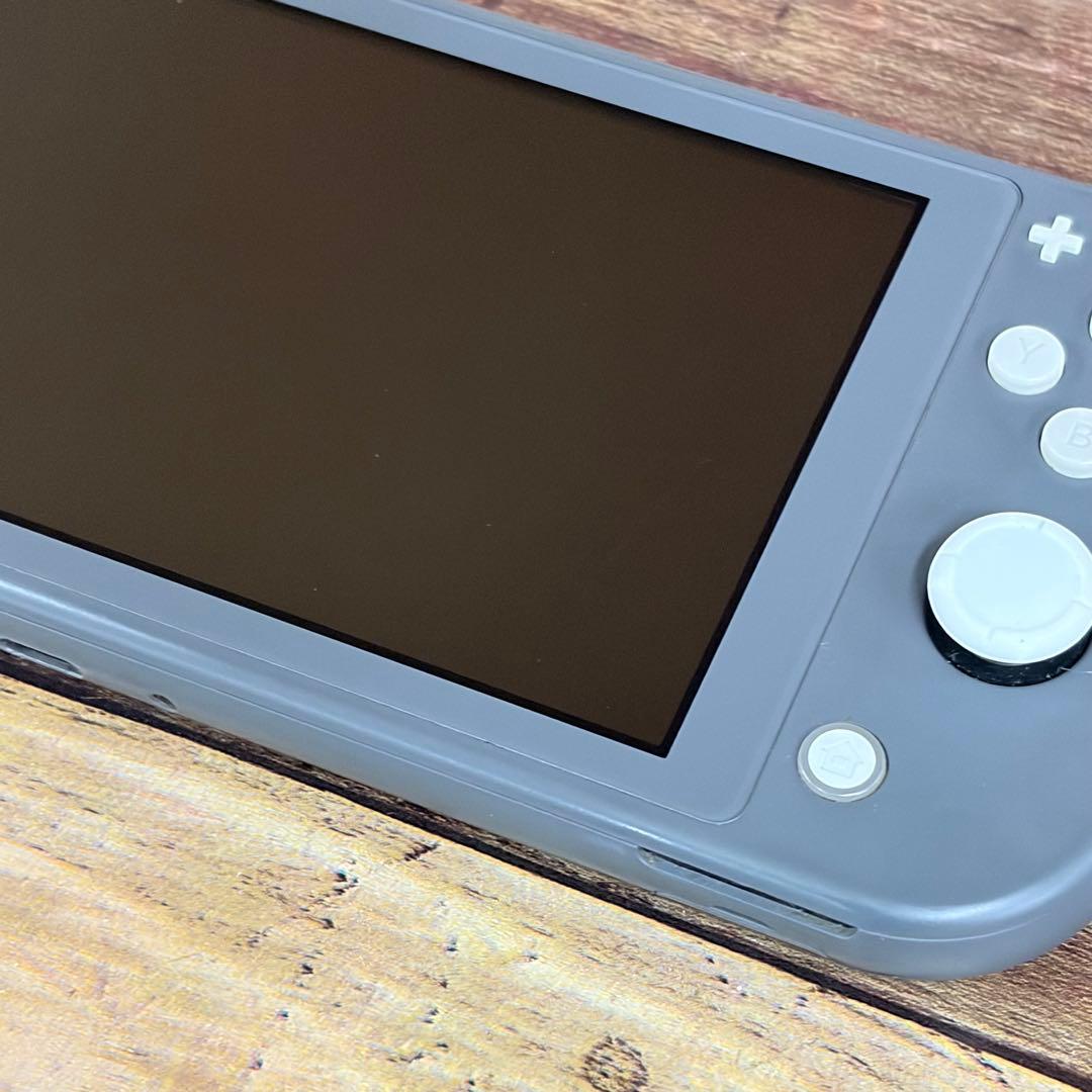 【動作品】　Nintendo Switch Lite グレー　ACアダプター