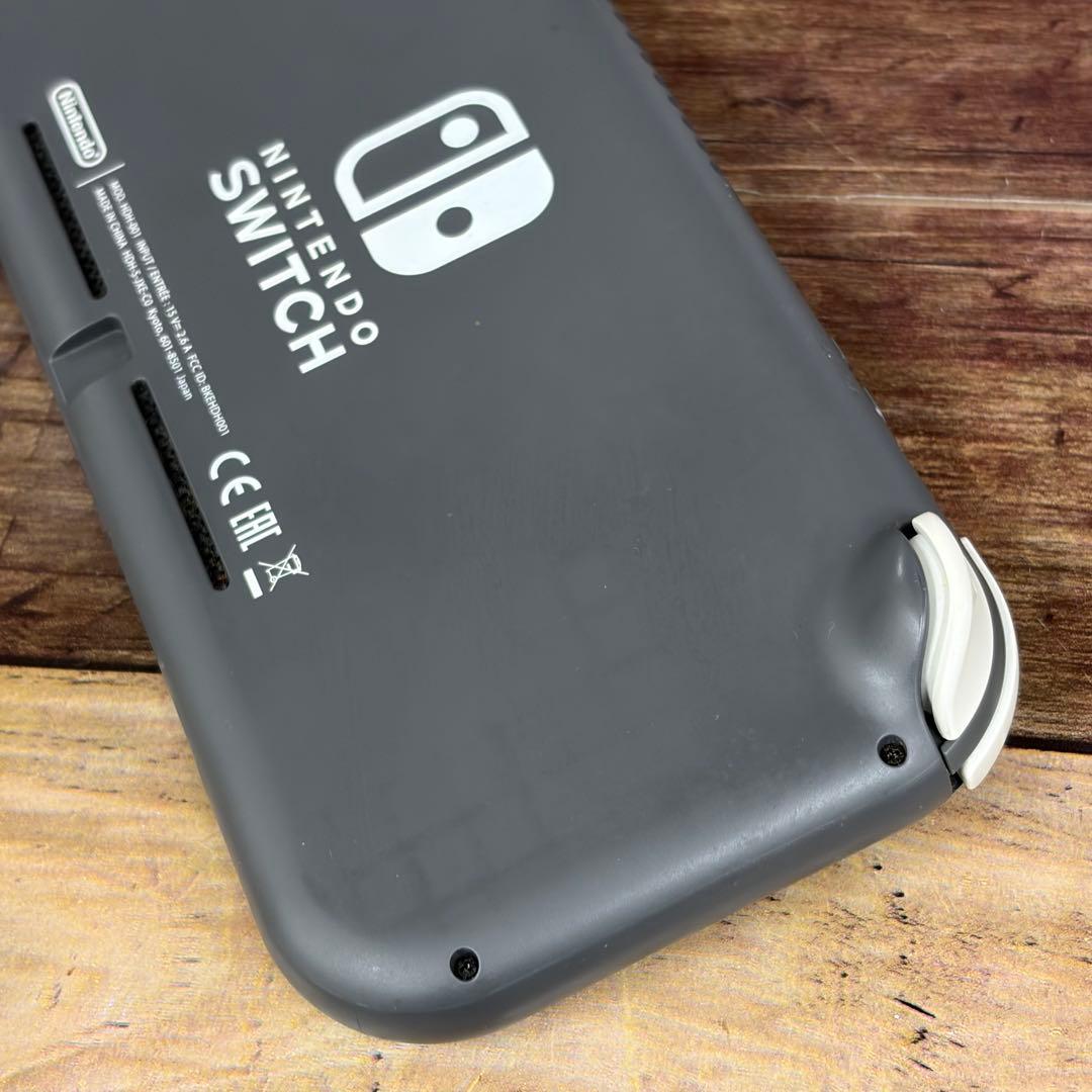 【動作品】　Nintendo Switch Lite グレー　ACアダプター