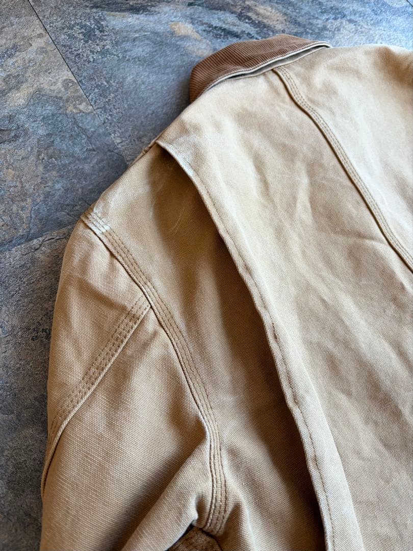 80-90s carhartt カーハート ミシガンチョアコート 希少 裏地無し