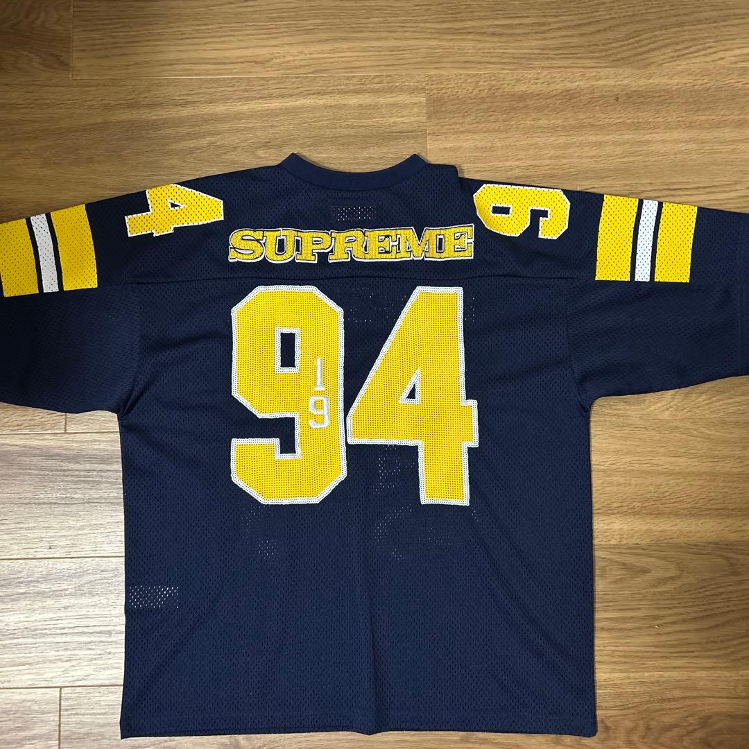 トップス Supreme Sequin Football Jersey \"Navy\"