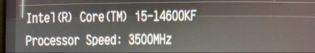 Intel Core i5 14600KF 動作品