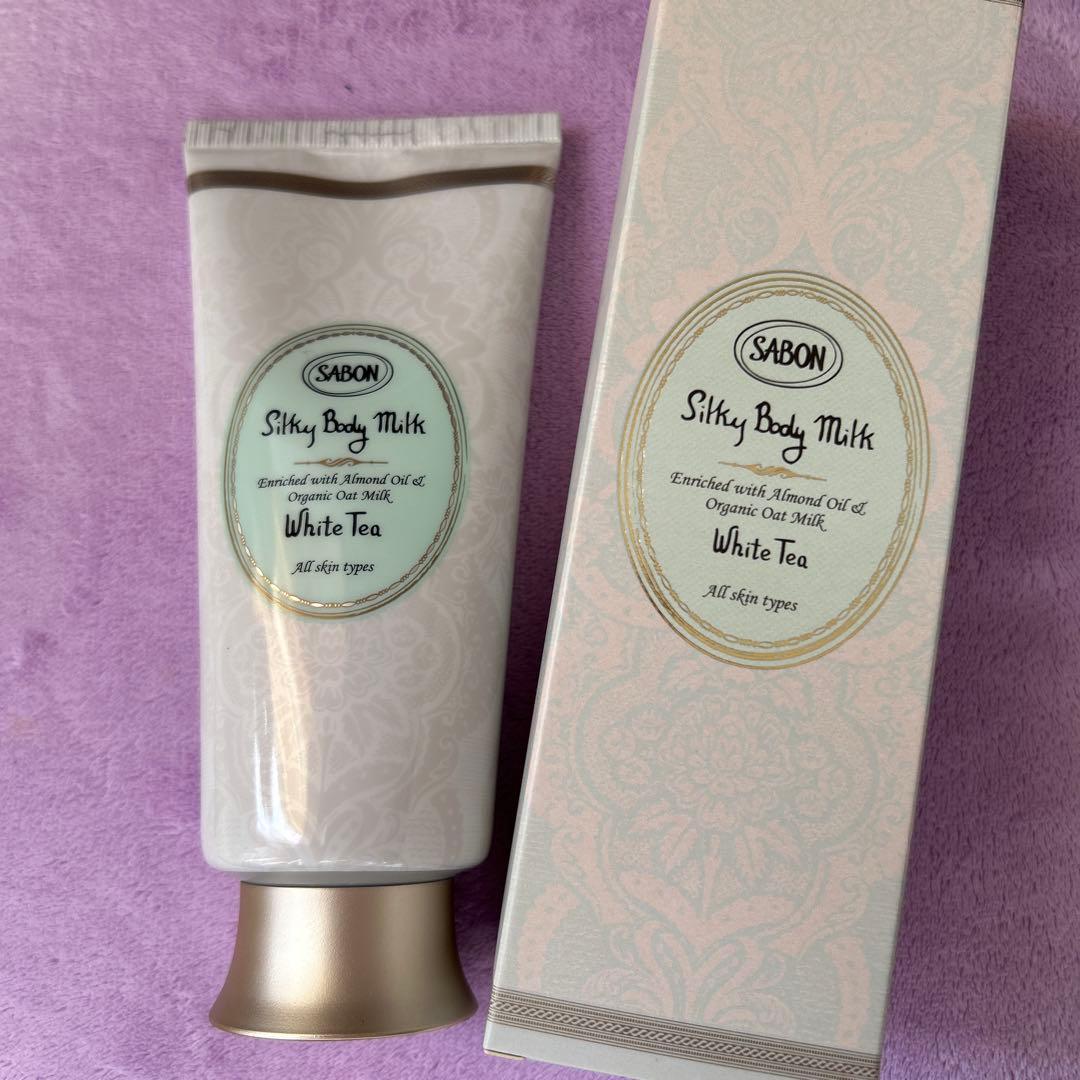 SABON シャワーオイル・シルキーボディミルク ホワイトティー