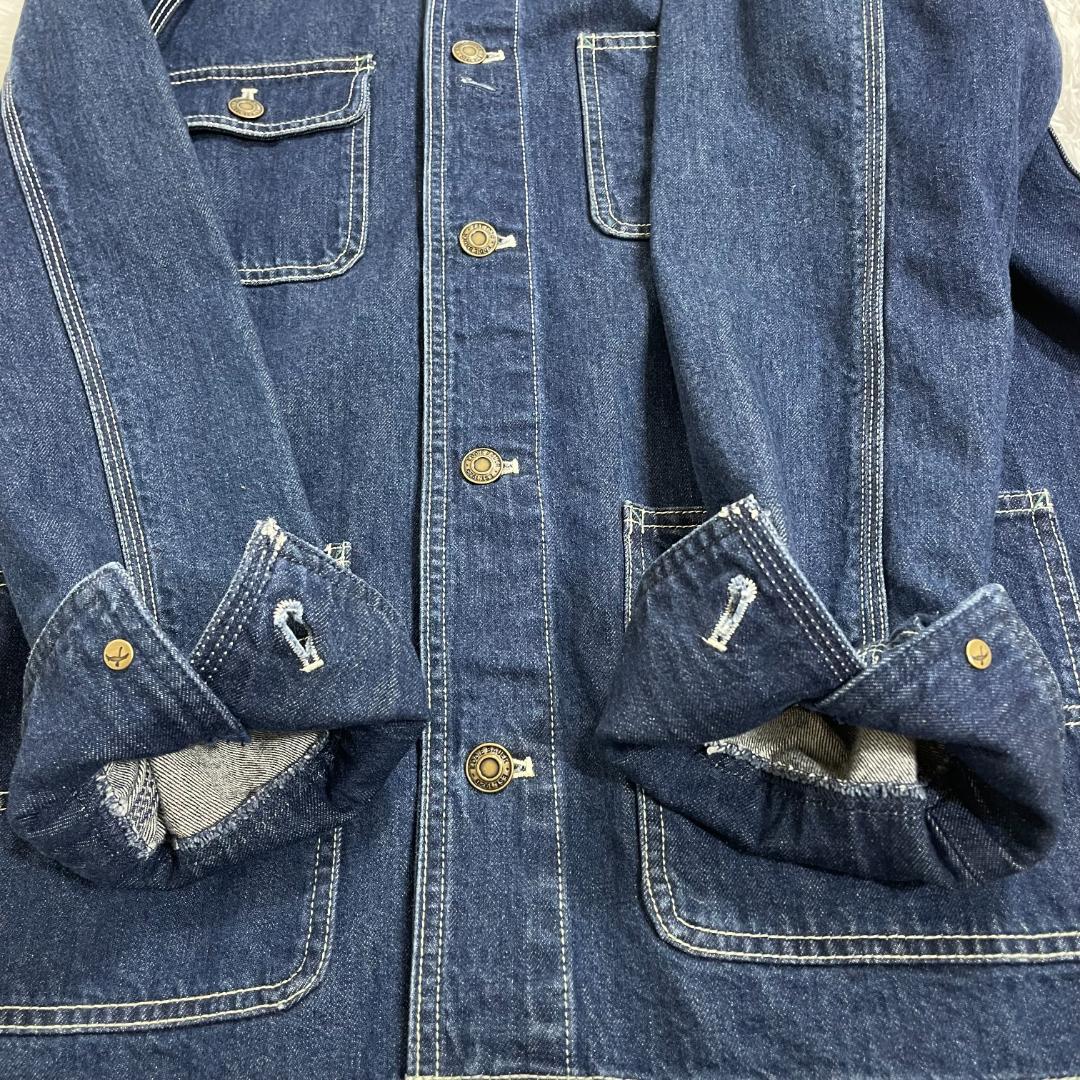 【美品】 Eddie Bauer エディーバウアー デニムカバーオール L