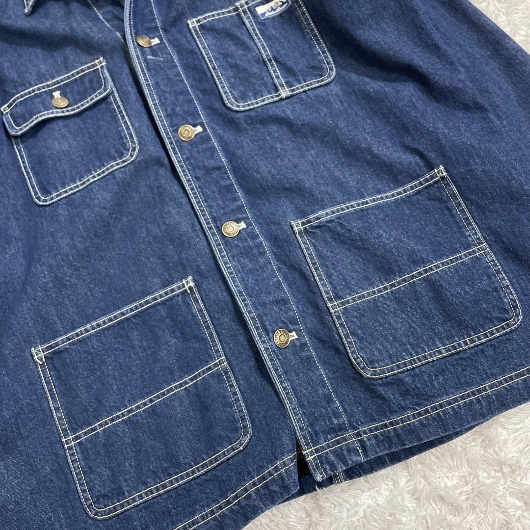 【美品】 Eddie Bauer エディーバウアー デニムカバーオール L