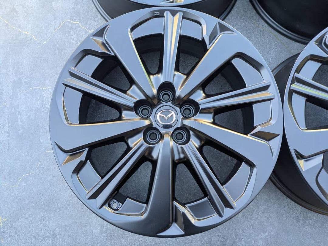 【美品 マツダ CX-60 純正 20インチ サテンブラック 4本】