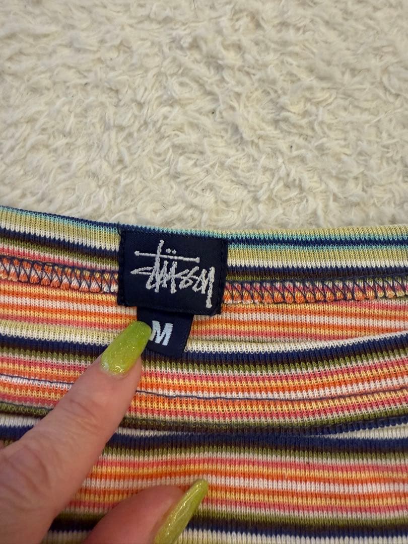 OLD stussy ボーダーキャミ