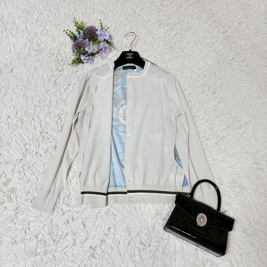 未使用タグ付き　DAMA collection　カーディガン　洗濯可　Mサイズ