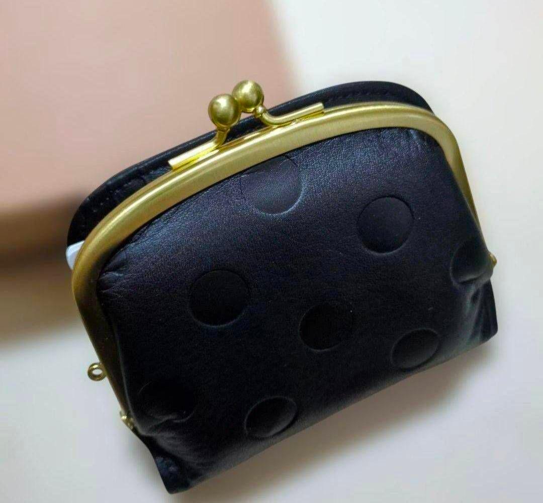 最終値下げ　新品　未使用　短財布 　コンパクト　がま口 レディース　二つ折り財布