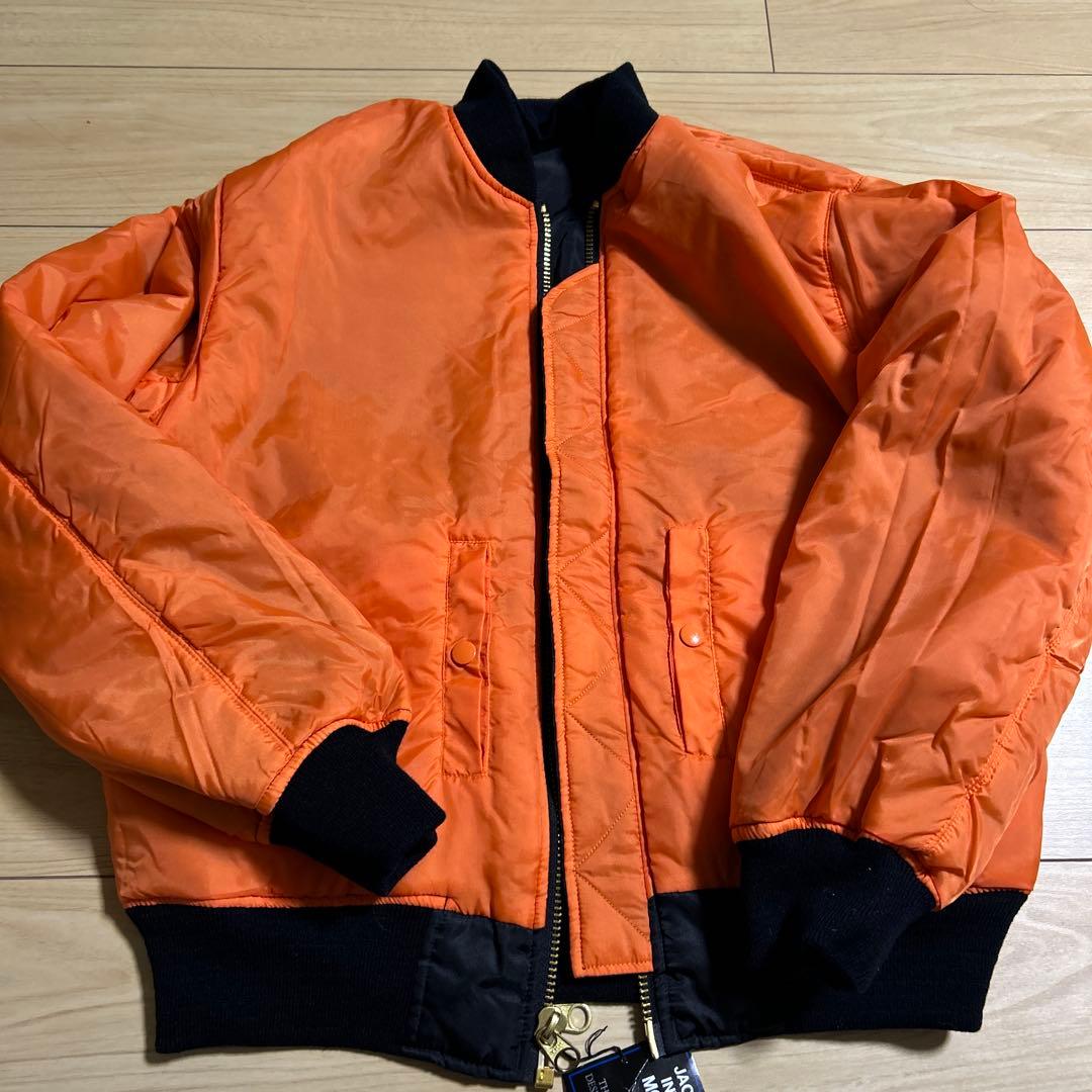 新品　Gleeman MA-1 フライトジャケット ブラック　リバーシブル