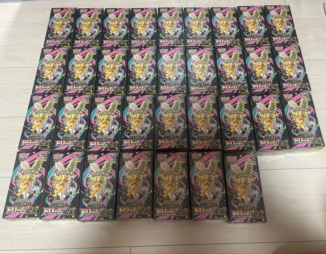 【シュリンク付】34BOXまとめ売りポケカmegaドリームex