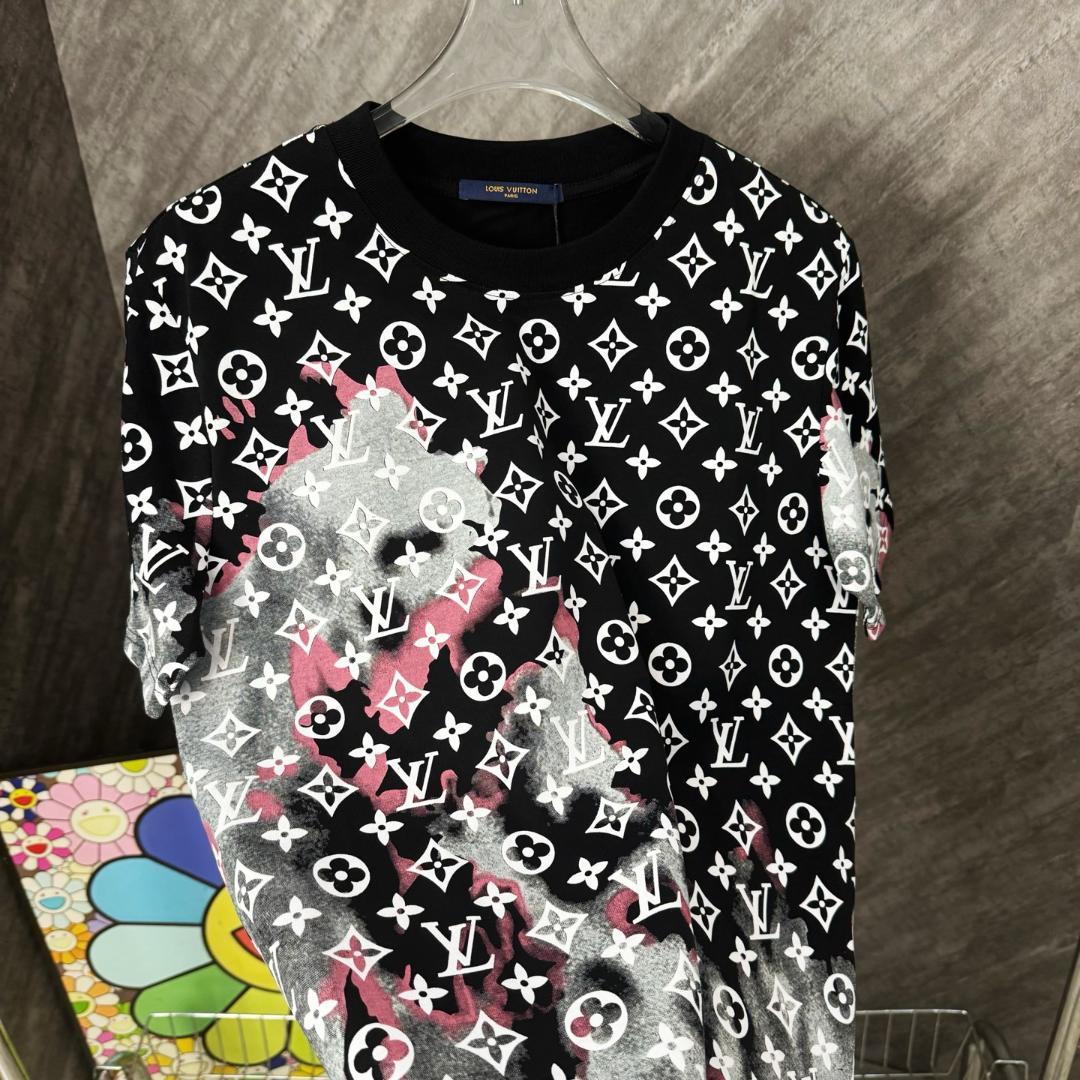 即日発送 Louis Vuitton ロゴ Tシャツ L