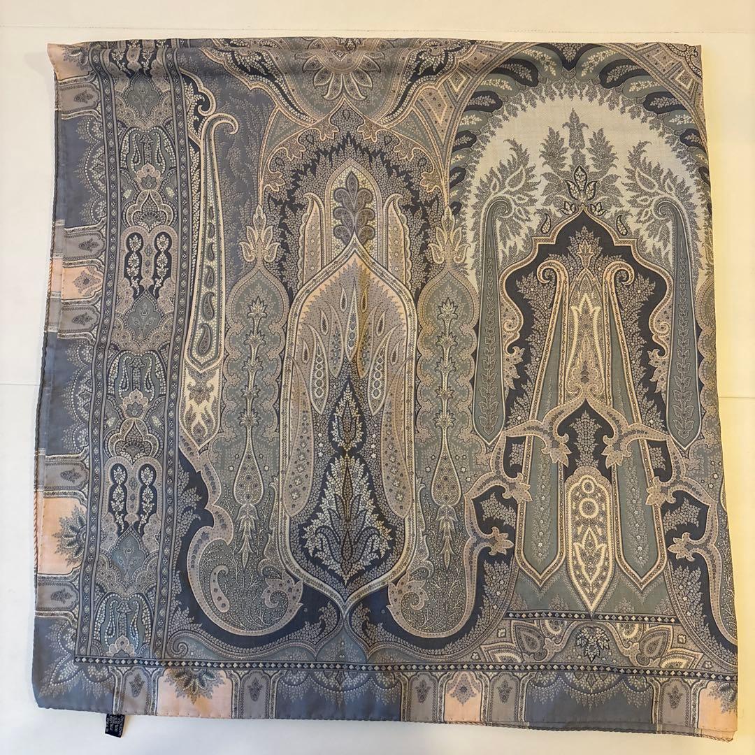 ETRO エトロ 大判 ショール ストール ペイズリー イタリア製