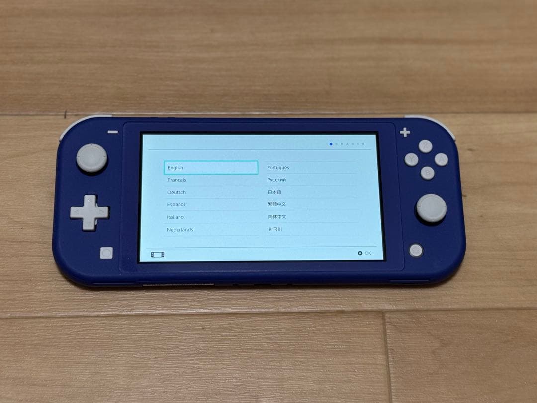 Nintendo Switch Lite ブルー 本体　箱あり　充電器あり