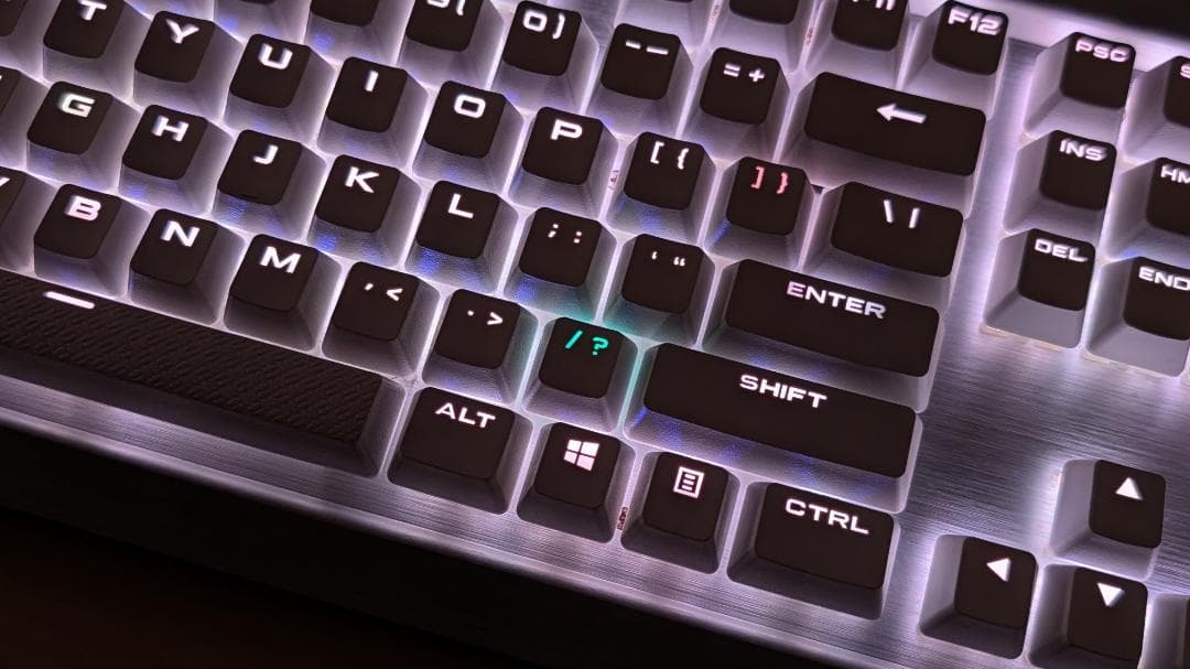 CORSAIR K70 RGB MK.2 SE WHITE 銀軸