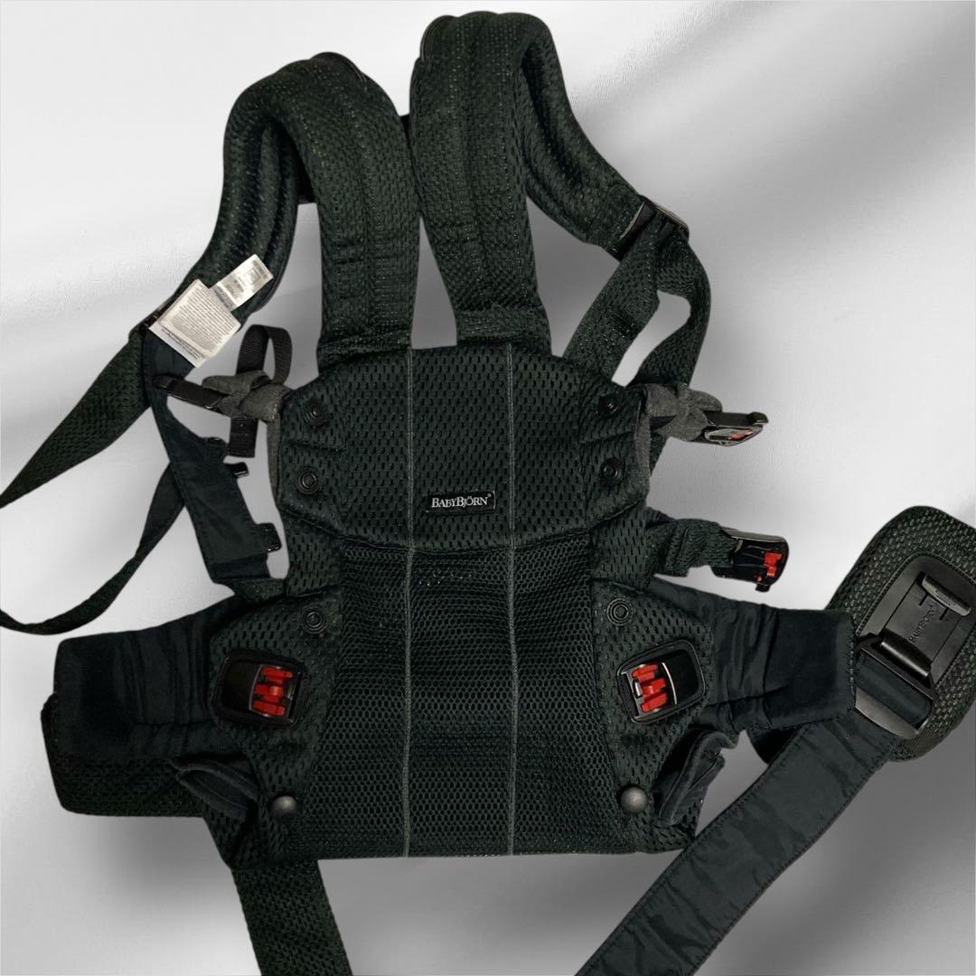 美品⭐︎ babybjornベビービョルン抱っこ紐　ハーモニー メッシュブラック