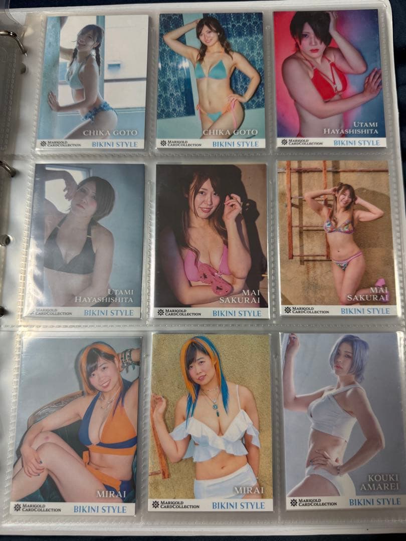 女子プロレス　マリーゴールド　プロレスカード　ビキニカード　26種セット　トレカ