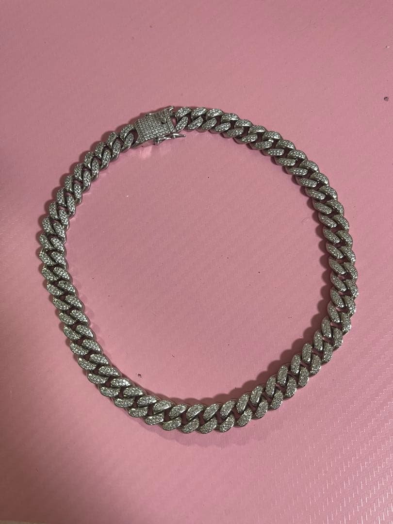 か*K様 Glitter Jewelry マイアミキューバンチェーン 40cm〜