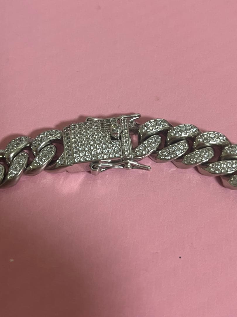 か*K様 Glitter Jewelry マイアミキューバンチェーン 40cm〜